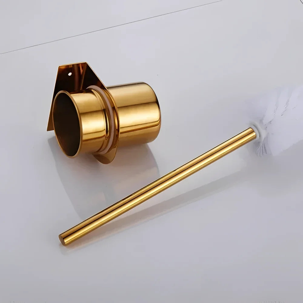 Escova Sanitária Inox com Cerdas de Nylon Fixação na Parede Lenogue