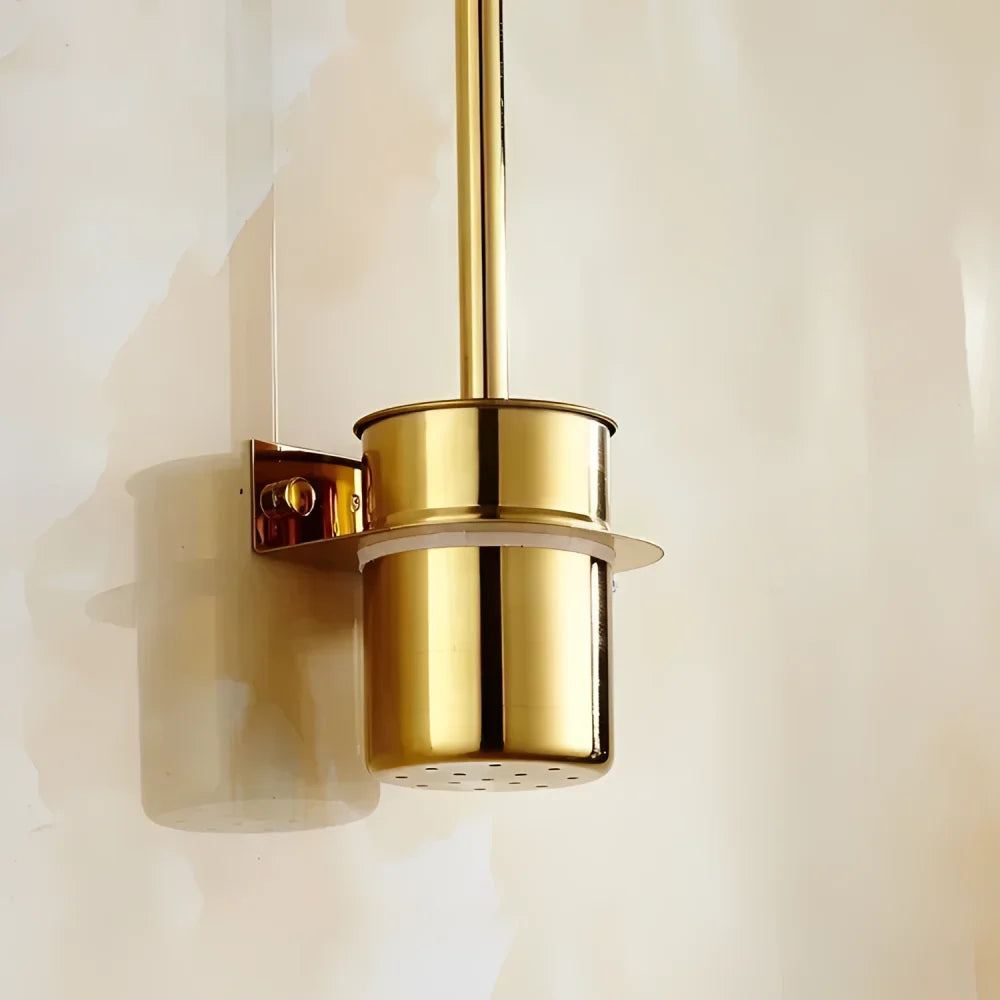 Escova Sanitária Inox com Cerdas de Nylon Fixação na Parede Lenogue