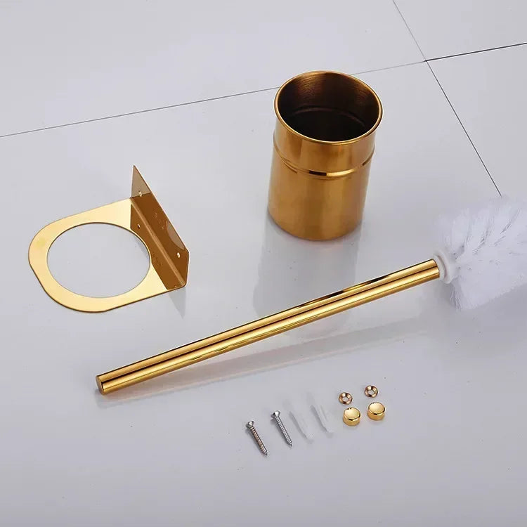 Escova Sanitária Inox com Cerdas de Nylon Fixação na Parede Lenogue