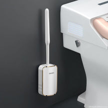 Escova Sanitária para Banheiro Silicone com Suporte Lenogue