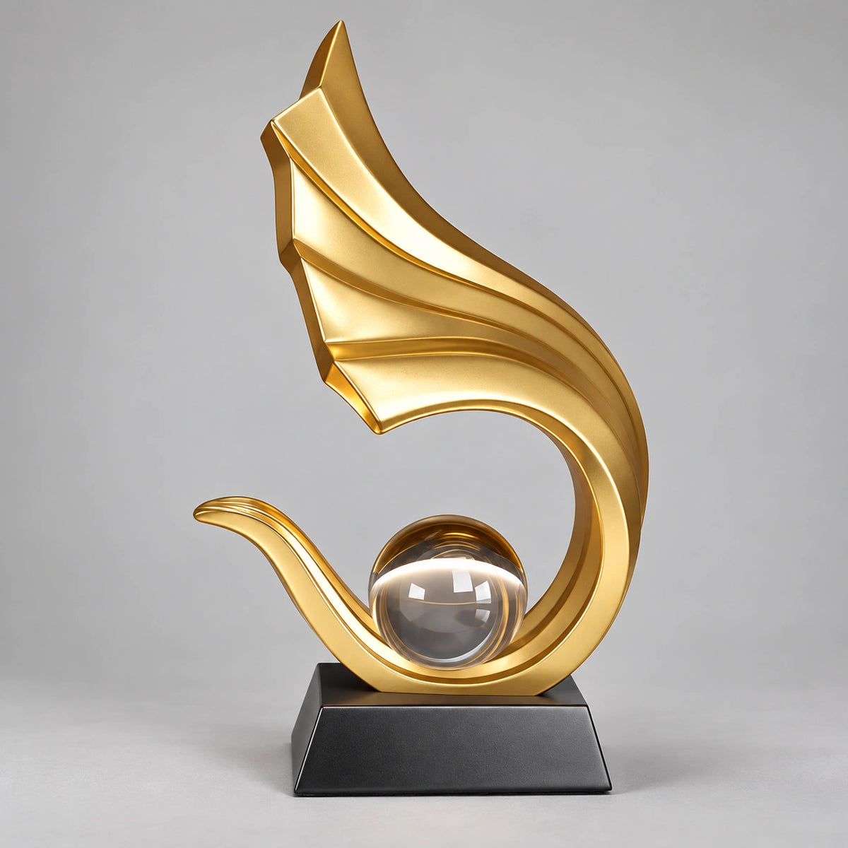 Escultura de Cristal Douceur Design Feng Shui Lenogue