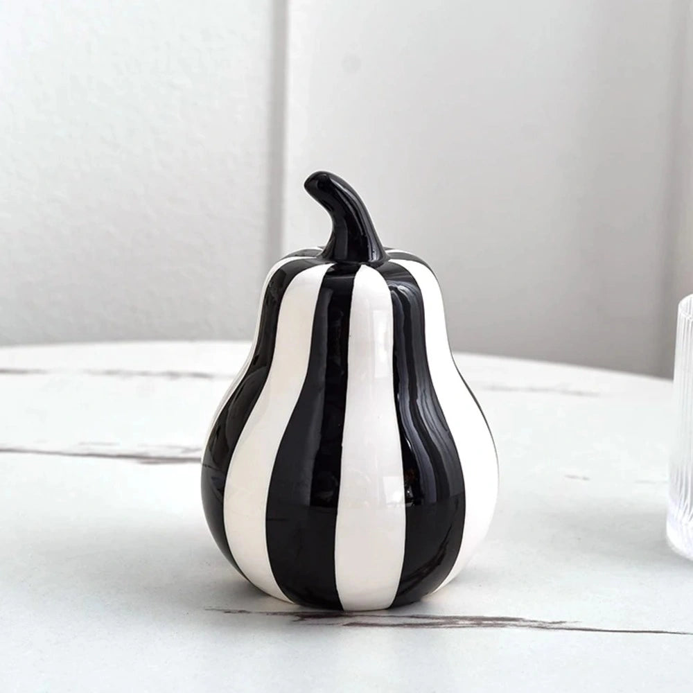 Escultura de Frutas Parfum Design Geométrico em Cerâmica Lenogue
