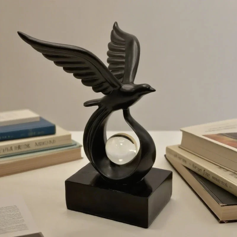 Escultura Decorativa Símbolo de Prosperidade em Resina Premium Lenogue