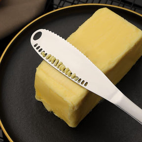 Espátula para Manteiga Faca Serrilhada Lenogue
