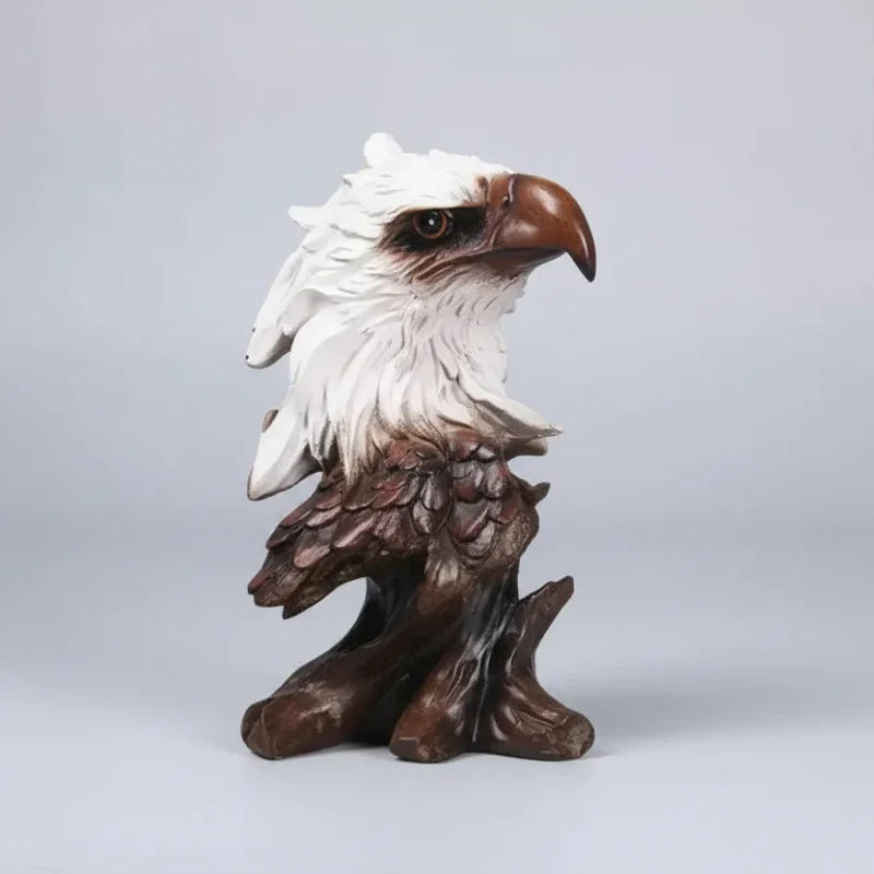 Estátua Decorativa de Animal em Resina Estilo Europeu Lenogue águia