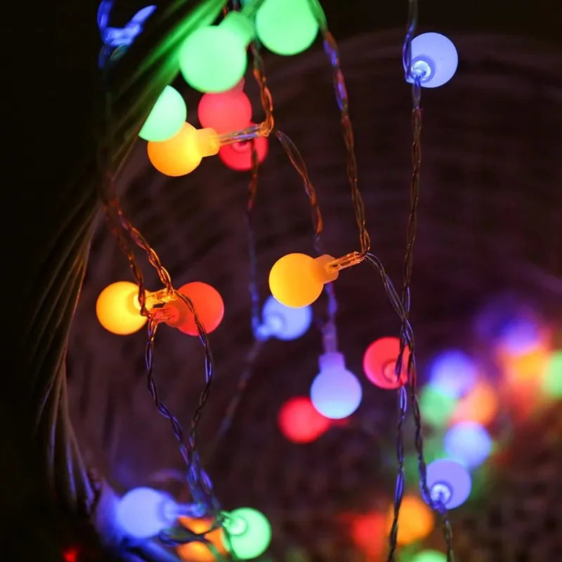 Estrela Varal de Luzes Decorativa para Natal Lenogue