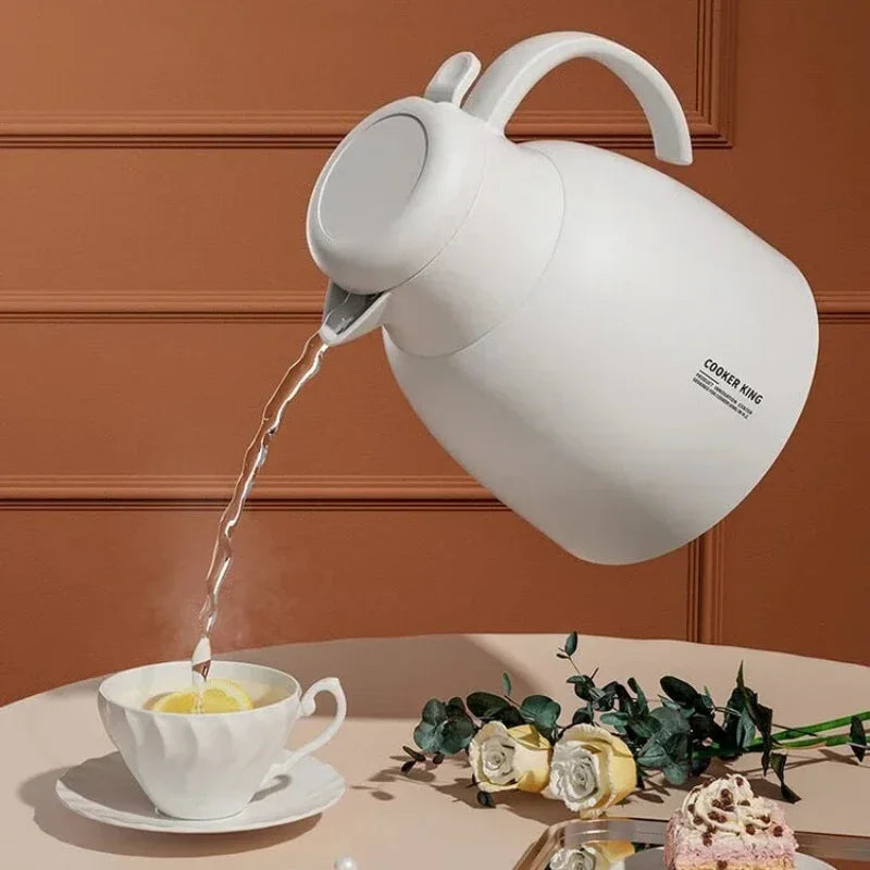 Garrafa Térmica Carafe Pressão Revestimento Interno em Vidro Lenogue