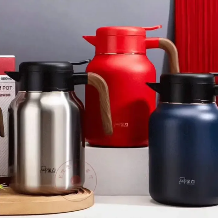 Garrafa Térmica Inox com Alta Capacidade para Café e água Lenogue