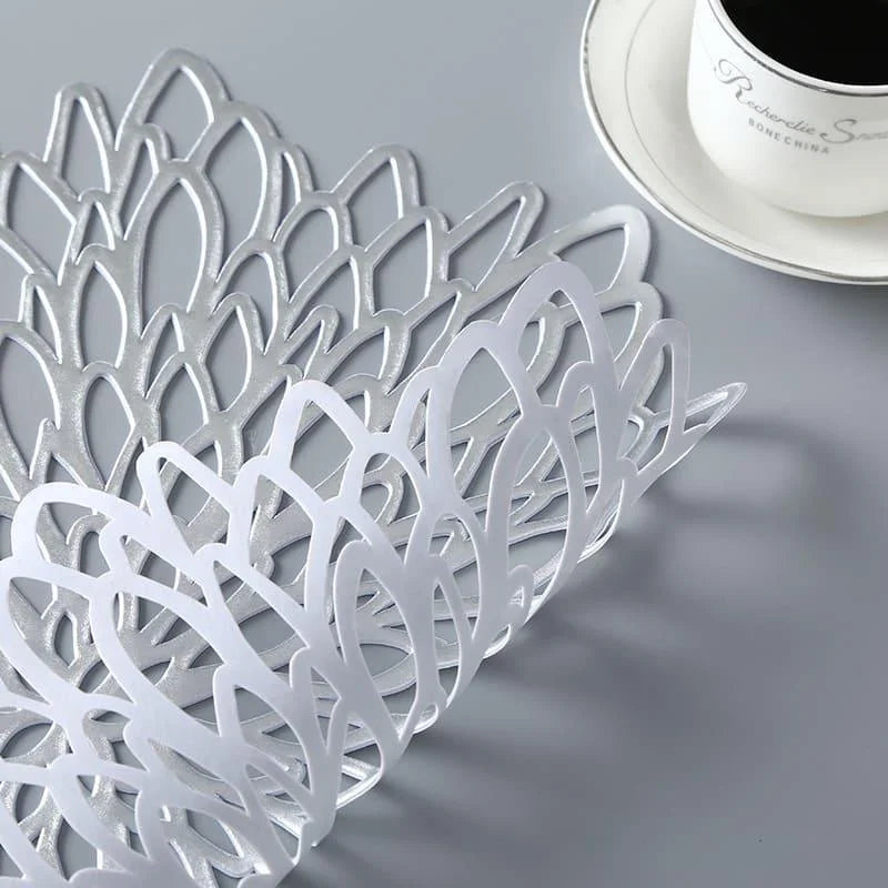 Jogo Americano Texturizado Antiderrapante para Mesa Decorativa Lenogue