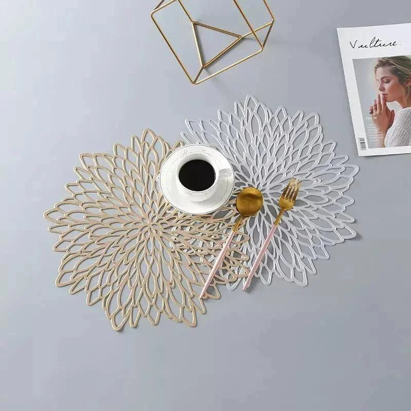 Jogo Americano Texturizado Antiderrapante para Mesa Decorativa Lenogue