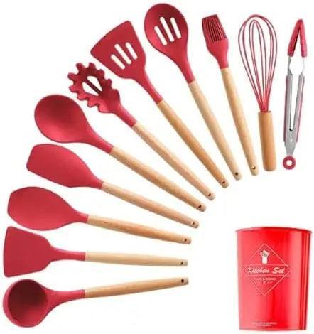 Jogo Kit C/12 Peças Lenogue: Utensílios de Cozinha com Toque de Elegância