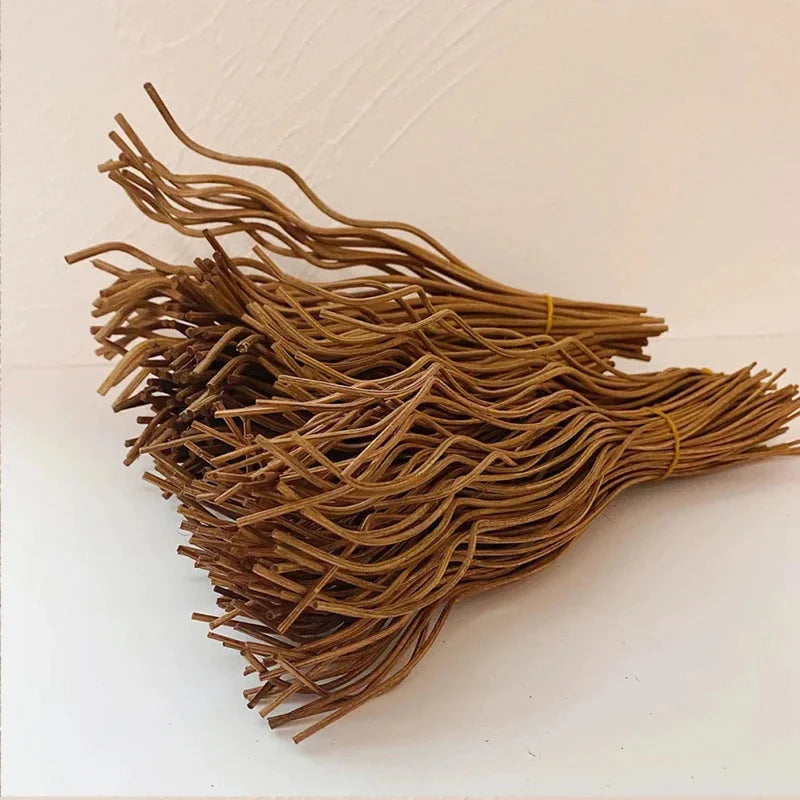 Kit 20 Varetas de Rattan Onduladas para Difusores Aromas Lenogue