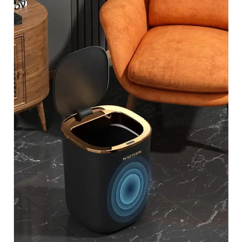 Lixeira Automática 12l com Sensor para Banheiro e Cozinha Lenogue