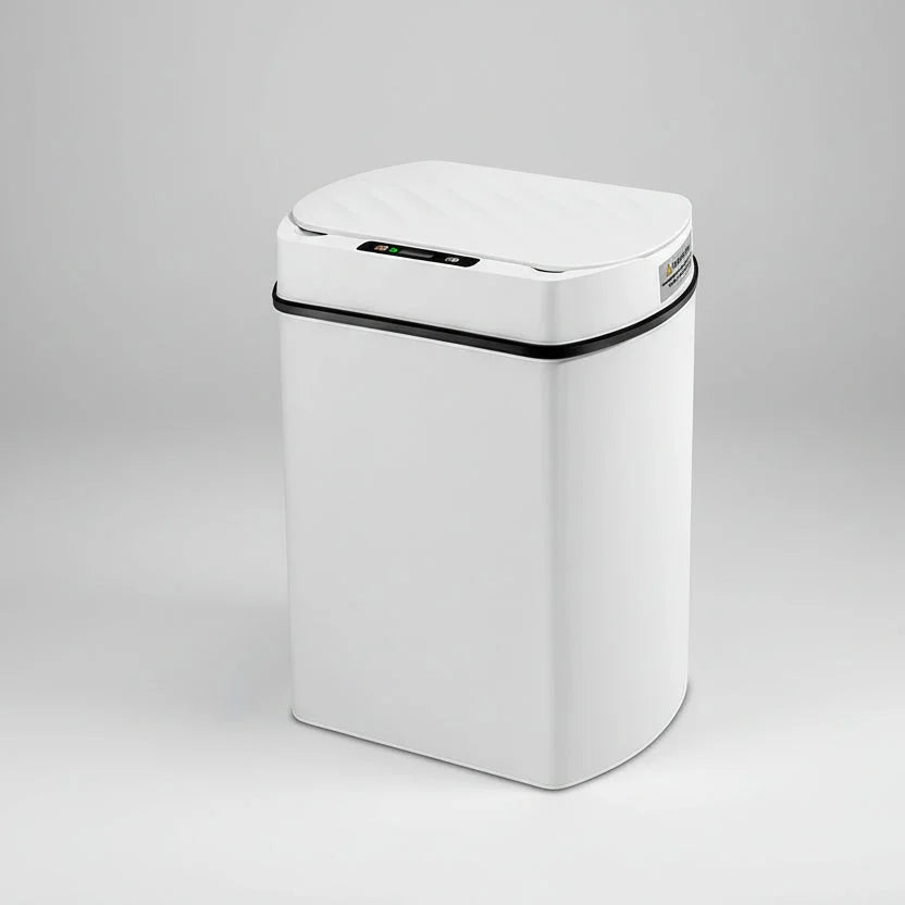 Lixeira Inteligente 15l com Sensor Automático para Banheiro e Cozinha Lenogue Branco