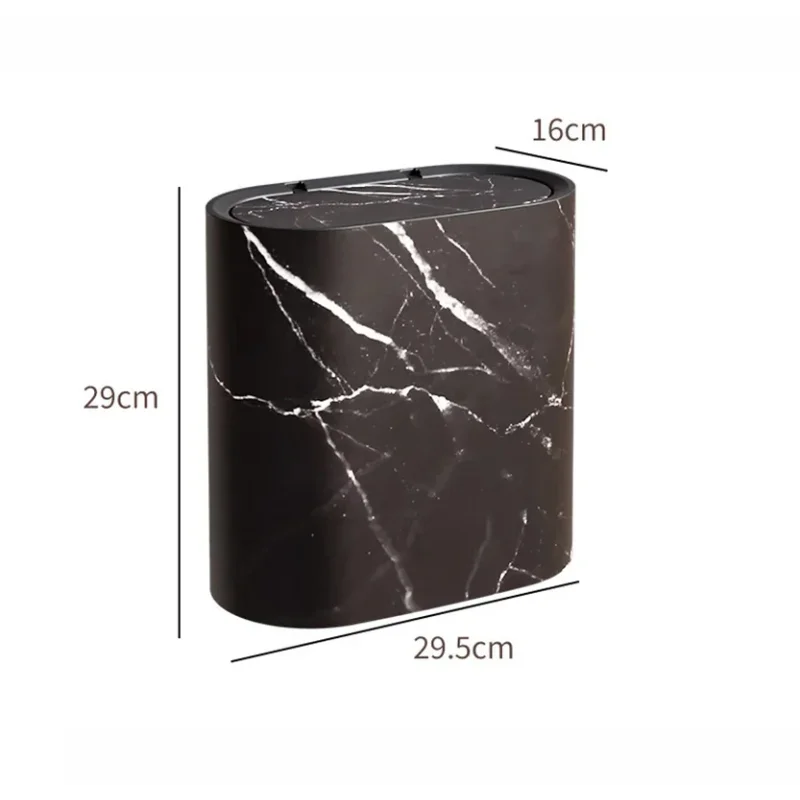 Lixeira Multiuso com Tampa em Design Moderno para Banheiro Lenogue