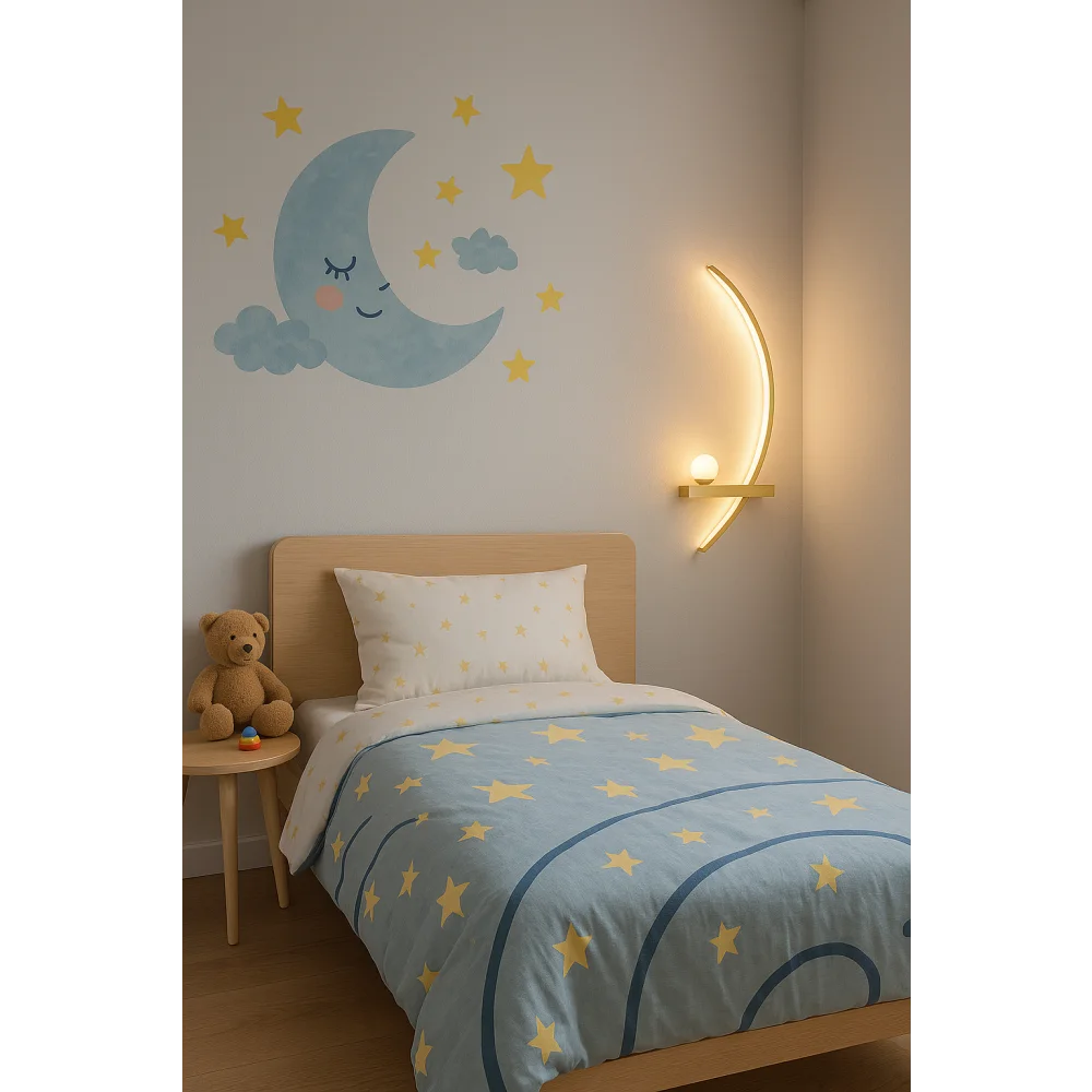Luminária de Parede Led Minimalista Moderna com Controle Remoto Lenogue