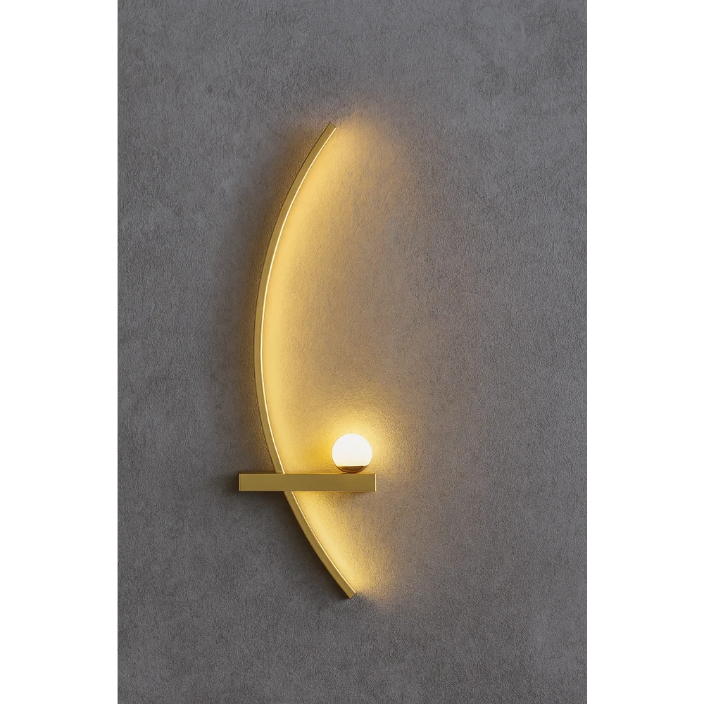 Luminária de Parede Led Minimalista Moderna com Controle Remoto Lenogue