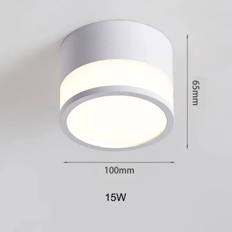 Luminária de Teto Led Alumínio Estilo Nórdico para Sala Lenogue