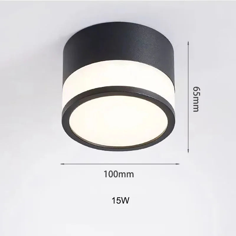 Luminária de Teto Led Alumínio Estilo Nórdico para Sala Lenogue