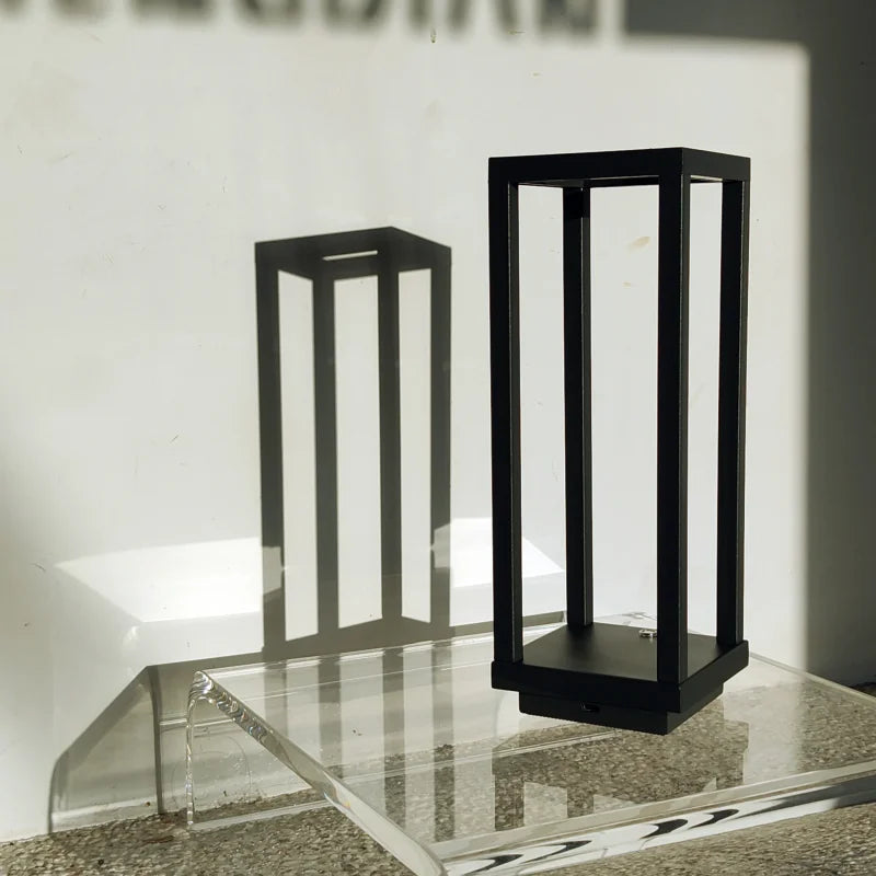 Luminária Led sem Fio com Toque e Bateria Recarregável Lenogue Preto