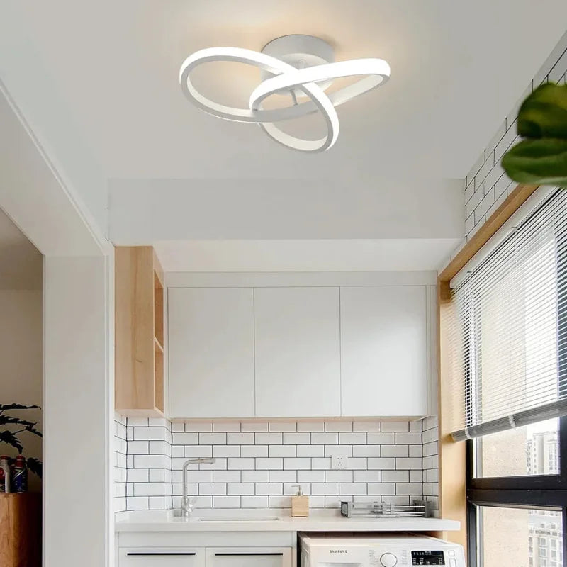 Lustre Led de Teto com 3 Cores para Quarto e Sala Jantar Lenogue