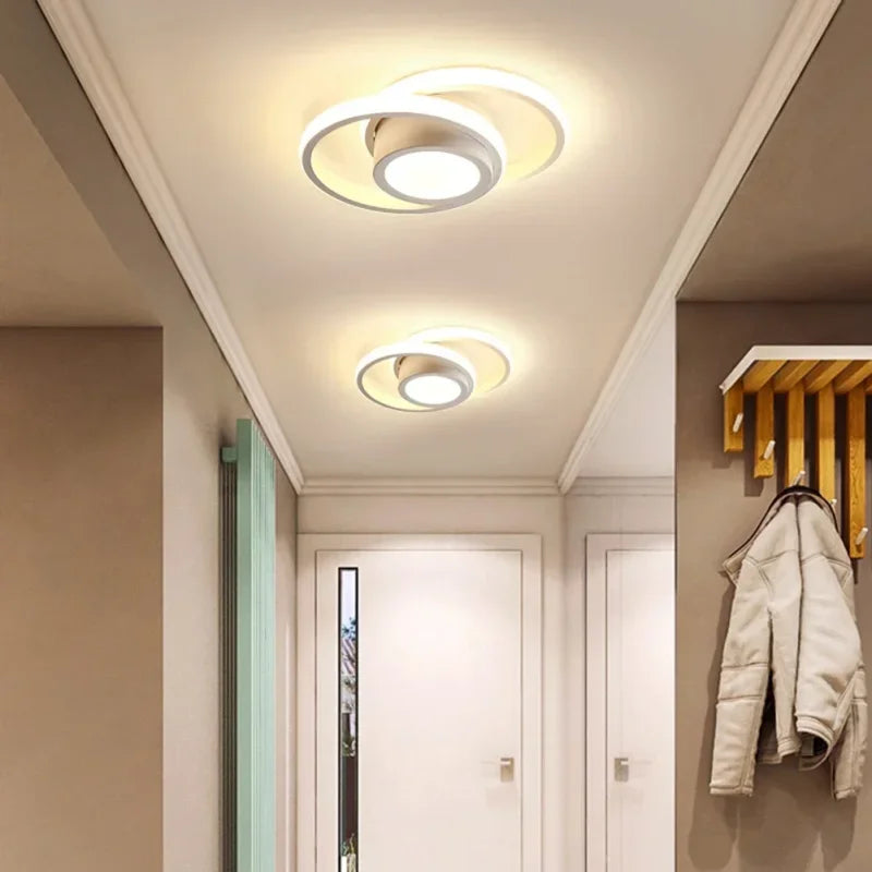 Lustre Led de Teto Moderno com 3 Cores para Quarto e Sala Lenogue