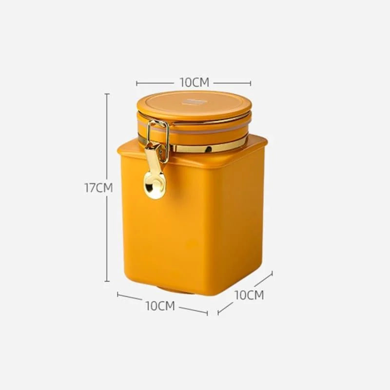 Organizador de Cozinha Porta Alimentos Hermético com Tampa Vedação Lenogue