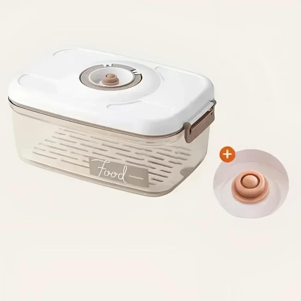 Pote Hermético com Tampa e Selador a Vácuo para Alimentos Lenogue 2100ml (sem Selador) - 1 Peça