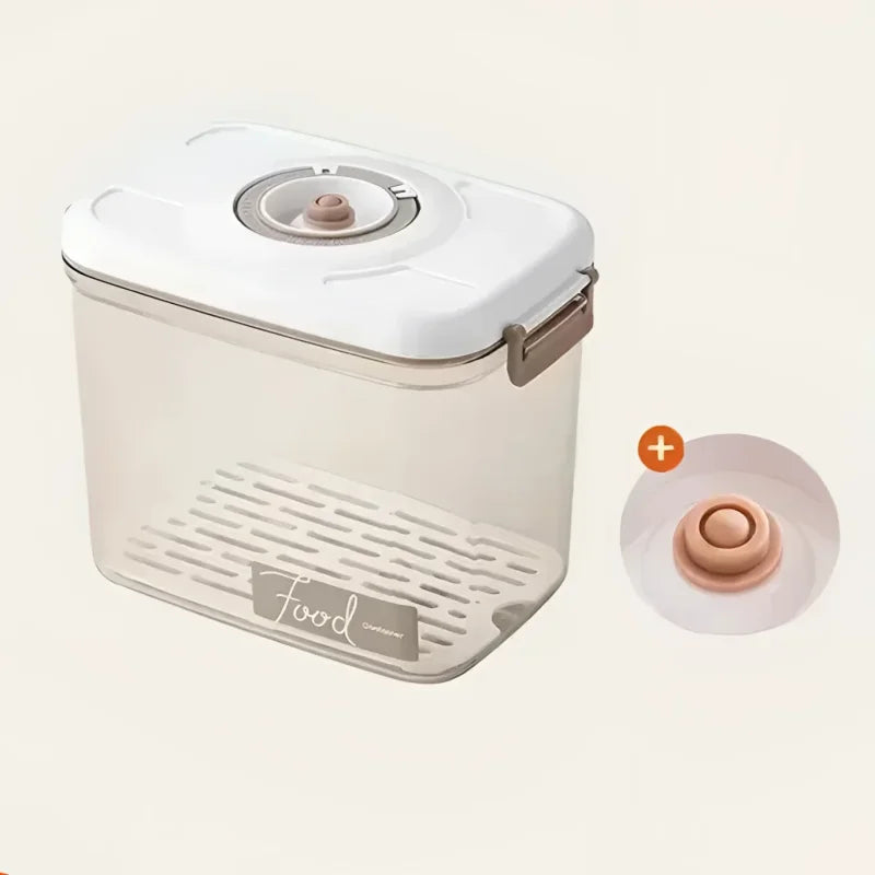 Pote Hermético com Tampa e Selador a Vácuo para Alimentos Lenogue 2700ml (sem Selador) - 1 Peça