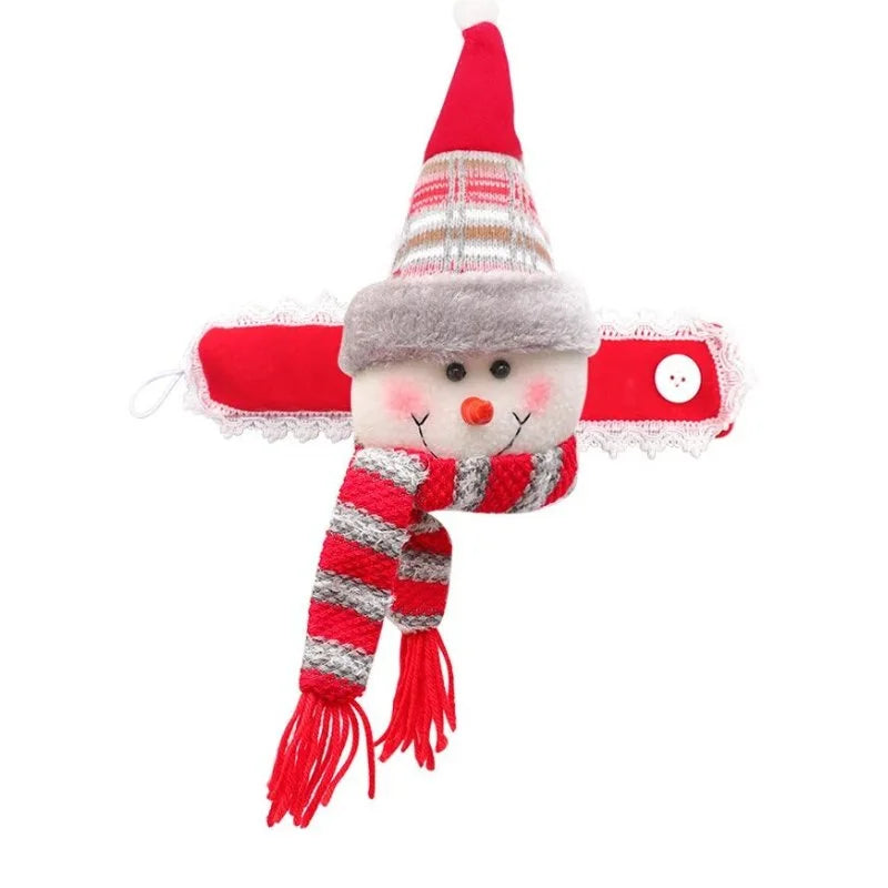 Prendedor de Cortina Natalino Vermelho para Decoração Festiva Lenogue