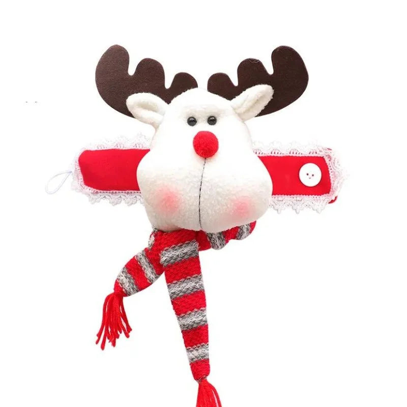 Prendedor de Cortina Natalino Vermelho para Decoração Festiva Lenogue