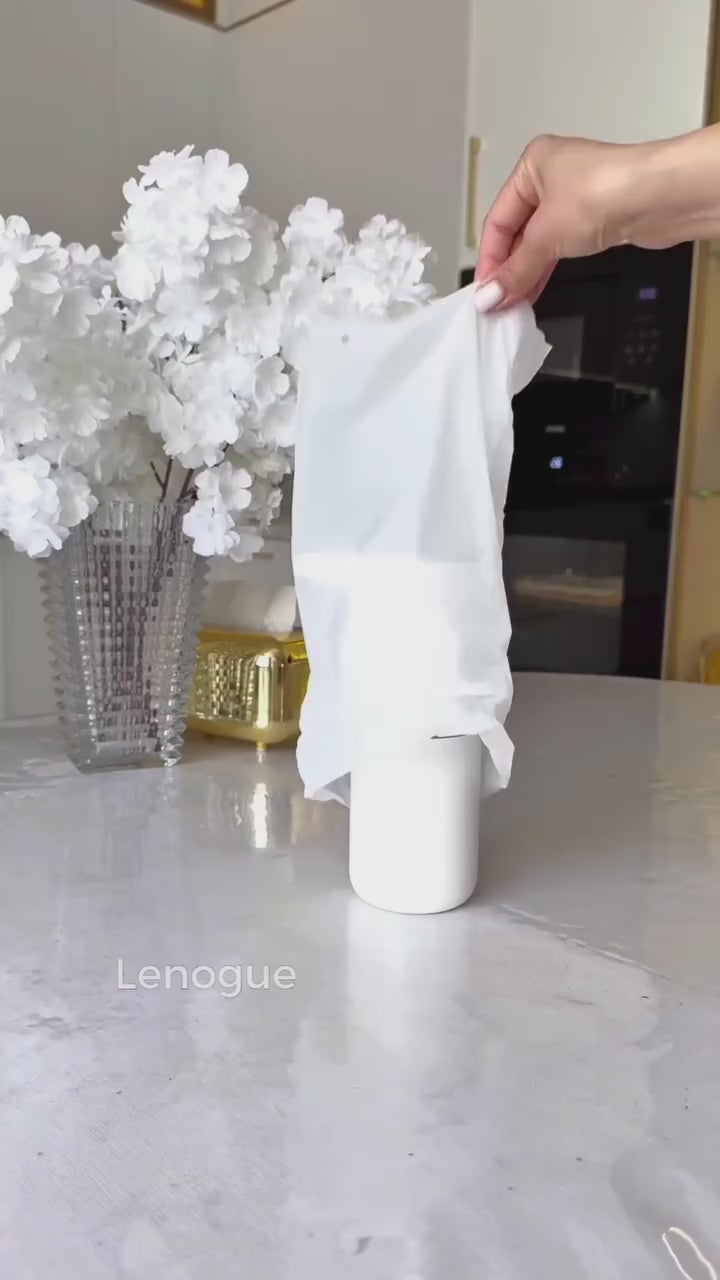 Saboneteira Dispenser Automática com Espuma e USB para Banheiro Lenogue