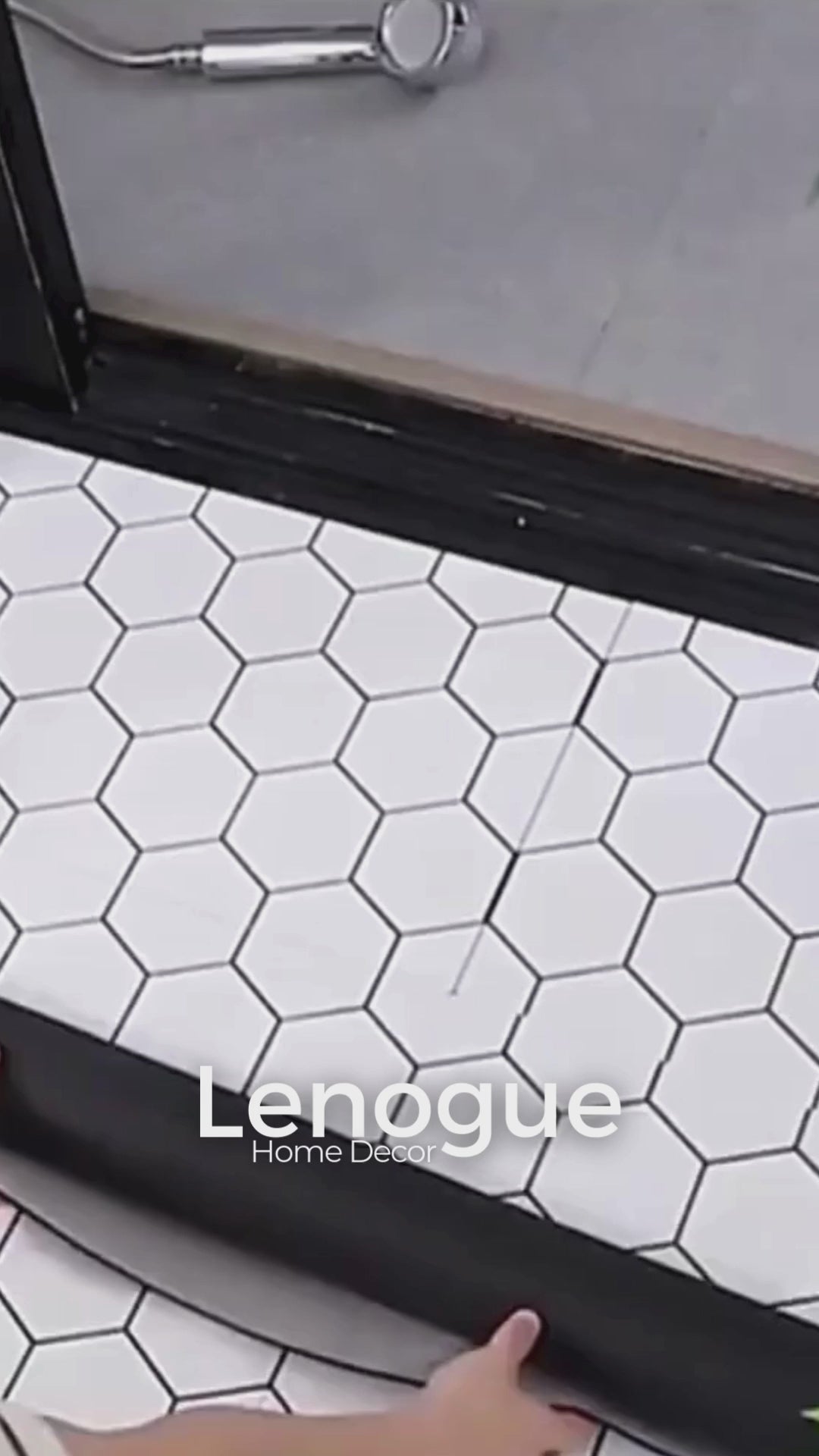 Tapete Antiderrapante Premium com 3 Camadas para Banheiro Lenogue