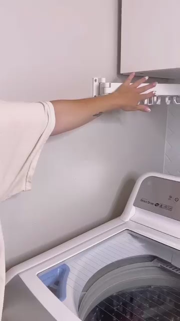 Varal Retrátil de Roupas de Parede Alumínio LuxeLine da Lenogue