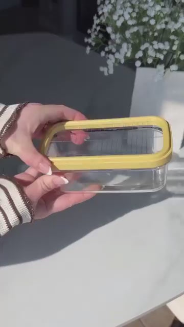 Manteigueira Porta Manteiga com Fatiador Lenogue