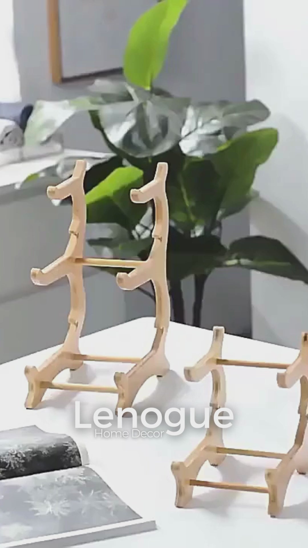 Fruteira de Bambu Natural Cestas Empilháveis para Organizar Frutas Lenogue