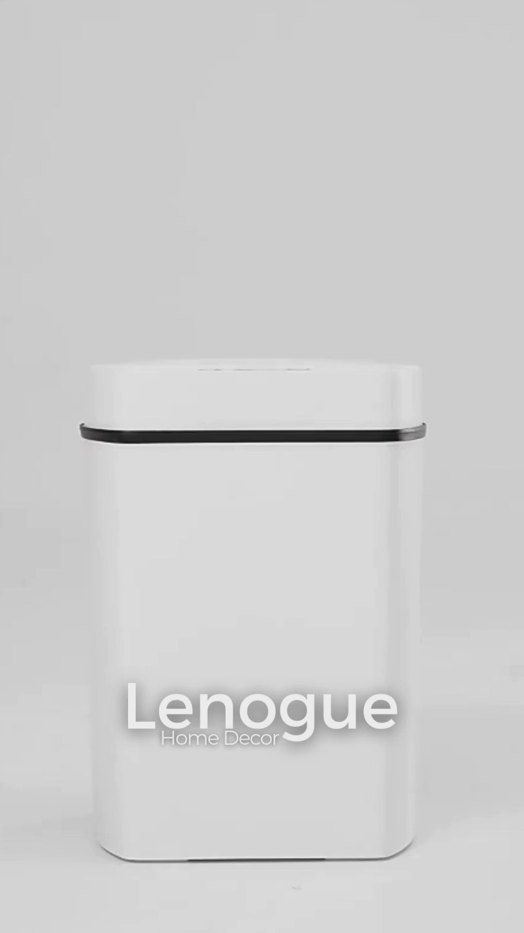 Lixeira Inteligente 15l com Sensor Automático para Banheiro e Cozinha Lenogue