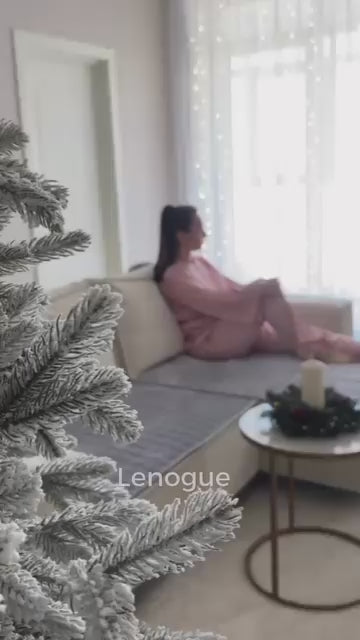 Capa de Sofá Veludo Xadrez Pelúcia Antiderrapante Espessada Cinza Lenogue