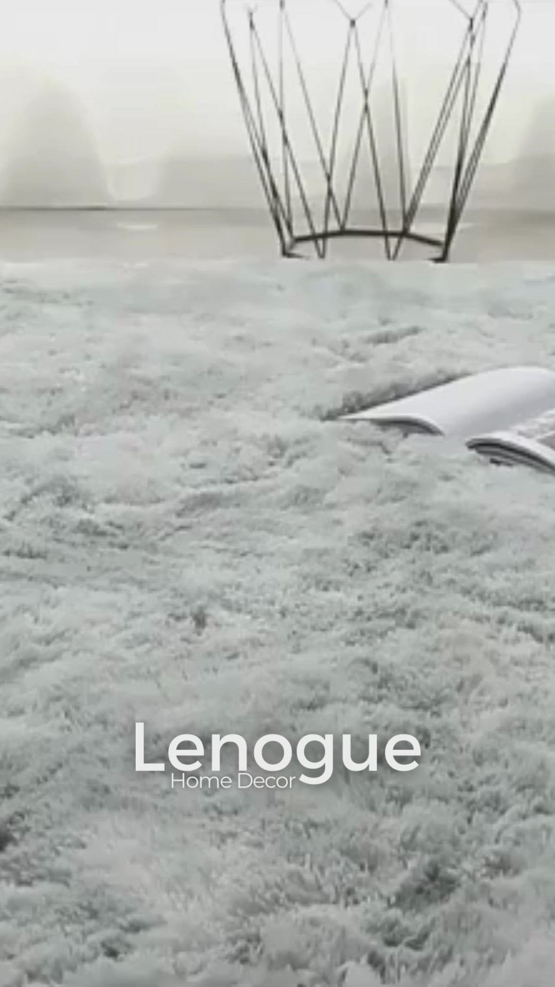 Tapete Felpudo Antiderrapante para Sala e Quarto Lenogue