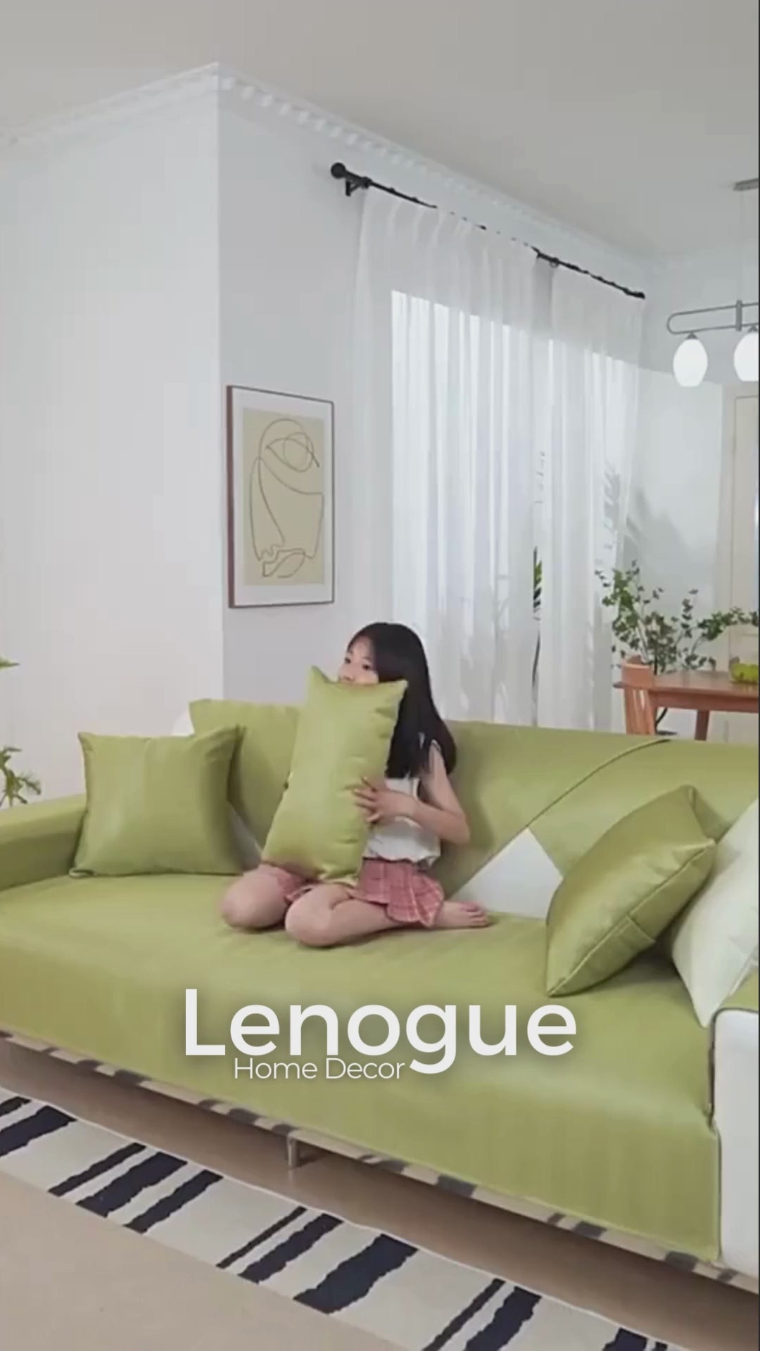 Capa de Sofá Seda Ice Antiderrapante e Matelassê Lenogue