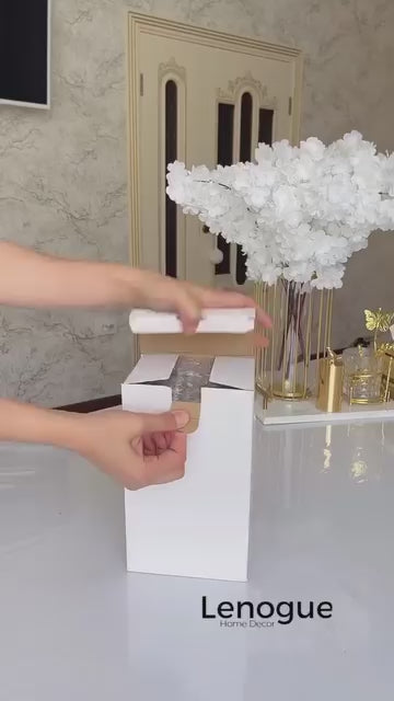 Caixa Porta Lenço de Papel de Luxo Lenogue