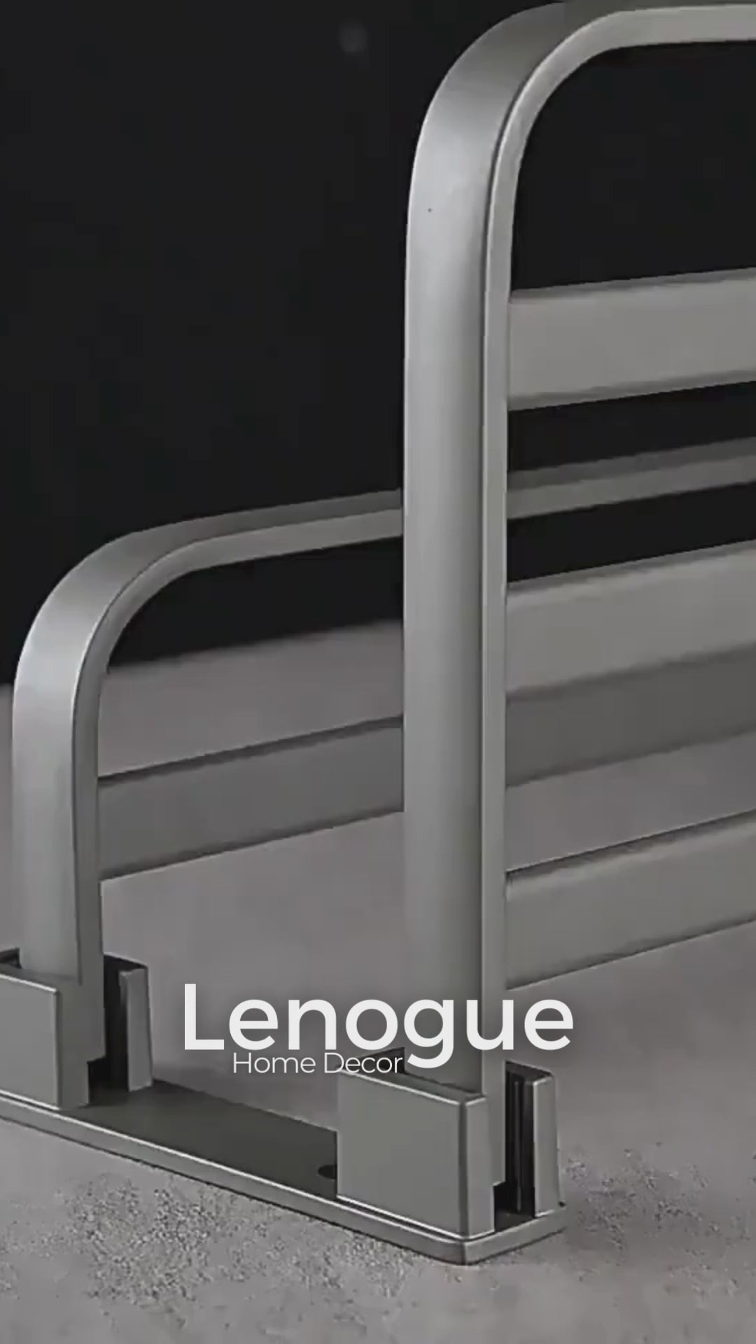 Porta Toalha de Parede Dobrável Preto ônix com Gancho Lenogue