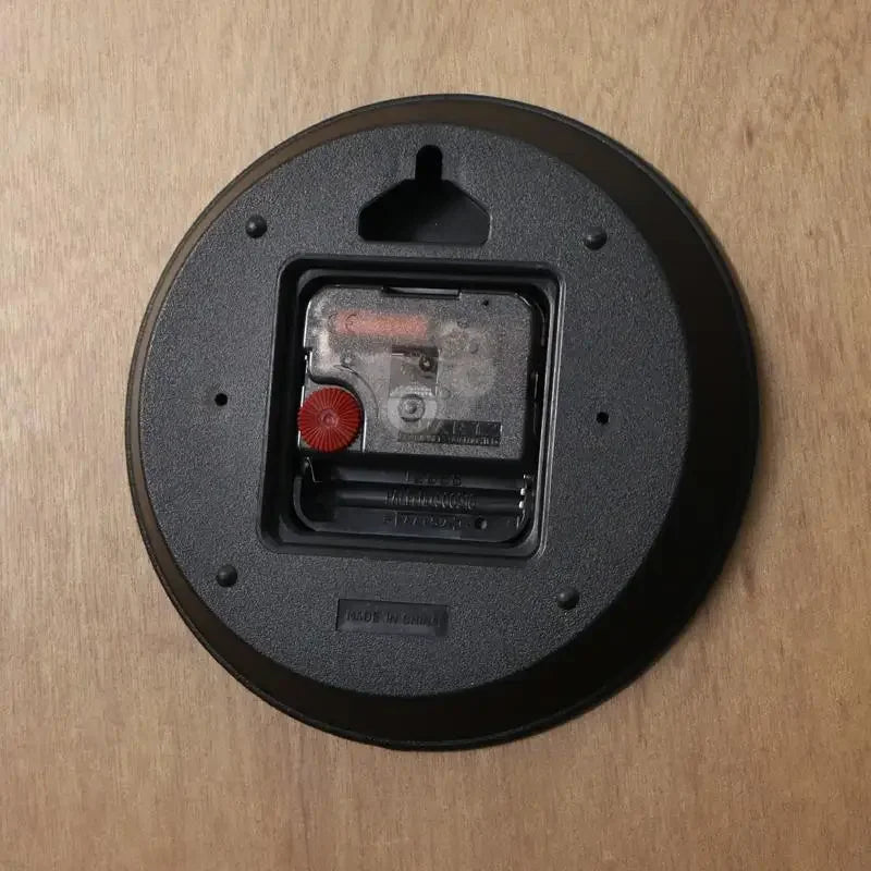 Relógio de Parede em Nogueira Movimento Quartz Silencioso Lenogue Madeira Escura