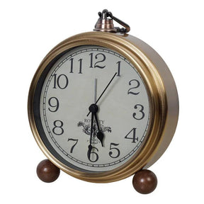 Relógio Despertador de Arte Europeia Vintage Lenogue