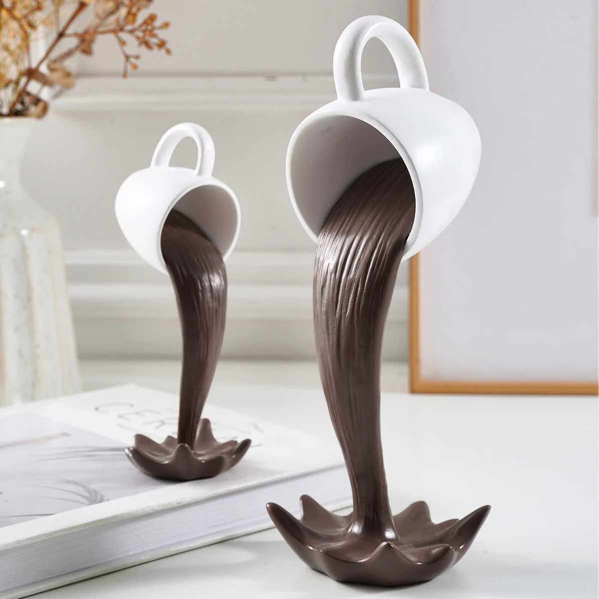 Suporte Decorativo Xícara Maison Design Tridimensional Lenogue