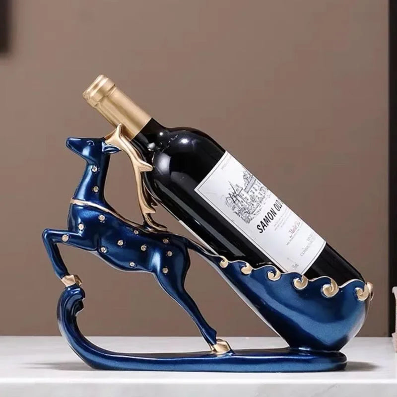 Suporte para Vinho Cisne Criativo em Estilo Clássico Lenogue Mod. C / 41 x 20 x 13 cm