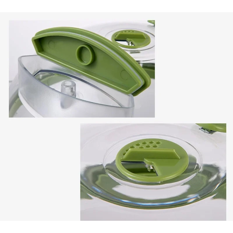 Tampa Anti-respingos para Micro-ondas com Dispenser de água Lenogue Mod. Verde com Depósito água