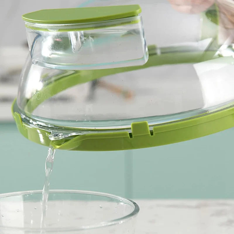 Tampa Anti-respingos para Micro-ondas com Dispenser de água Lenogue Mod. Verde com Depósito água