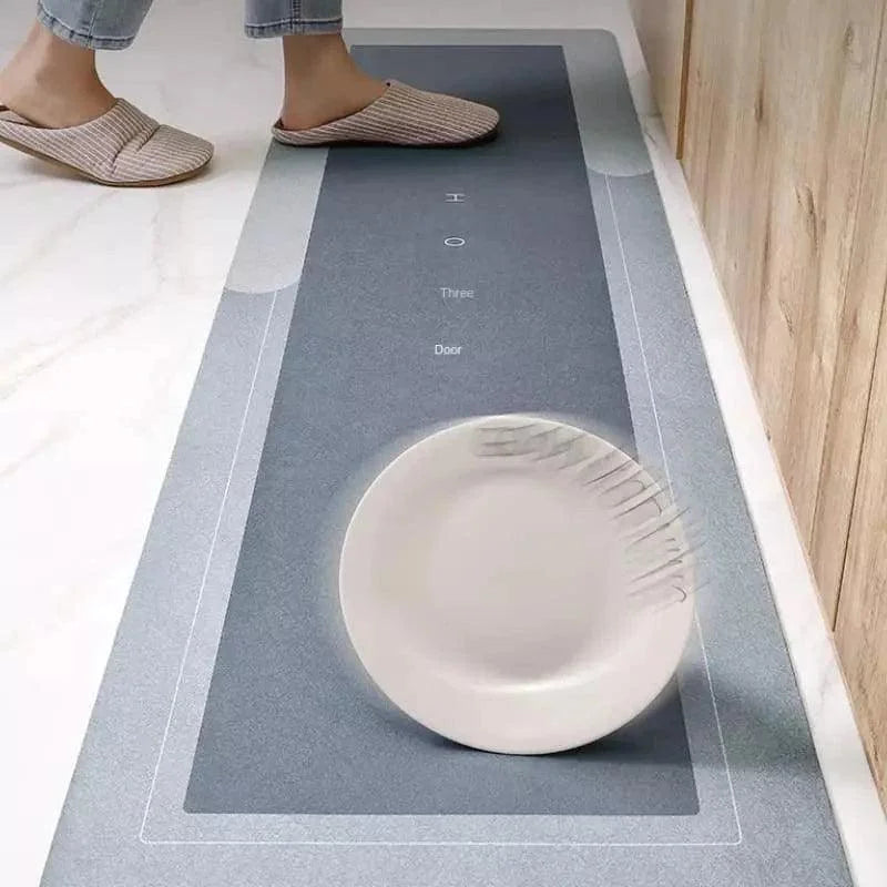 Tapete Antiderrapante com 3 Camadas Absorventes para Cozinha Lenogue