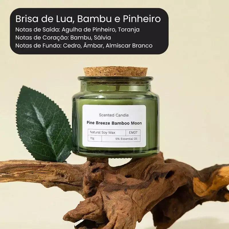 Vela com Fragrância de Aromaterapia de Cera de Soja Lenogue